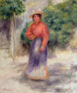 Gabrielle no jardim, c.1905